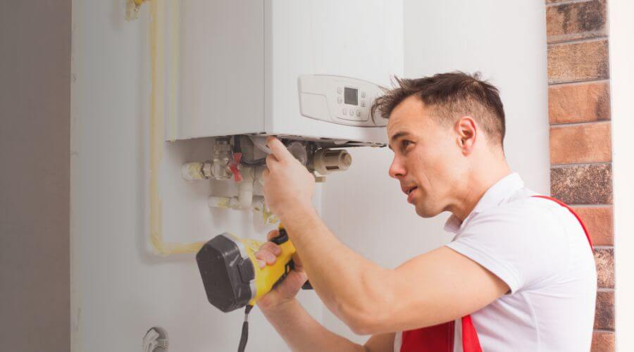 Local tankless water heater installation in Acton, MT